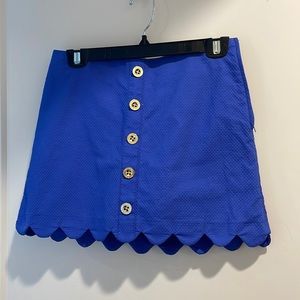 Blue skort